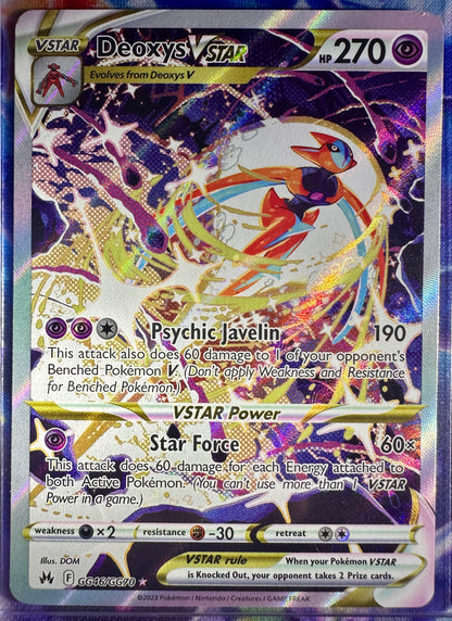 Deoxys vstar(crowned zenith gallery)